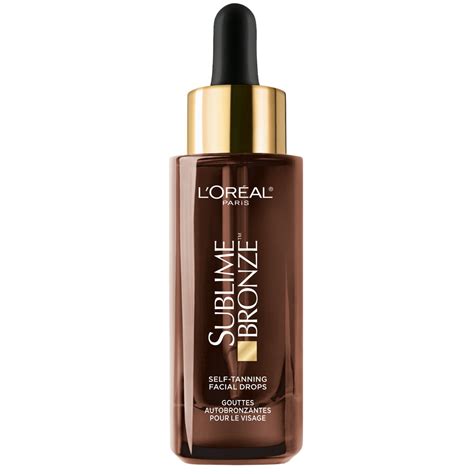 l'oreal sublime bronze facial drops